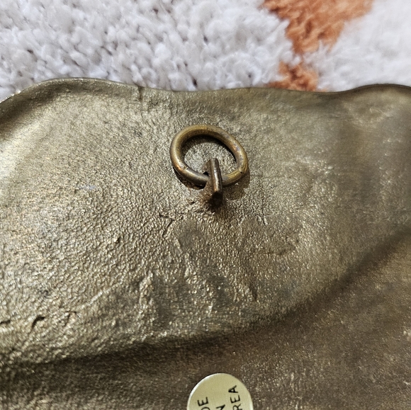 Vintage Brass SeaShell Wall Decor Set of 5 - Picture 3 of 5